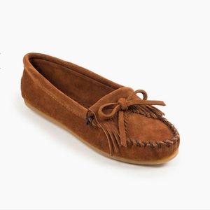 Minnetonka Kilty Hardsole Moccasins